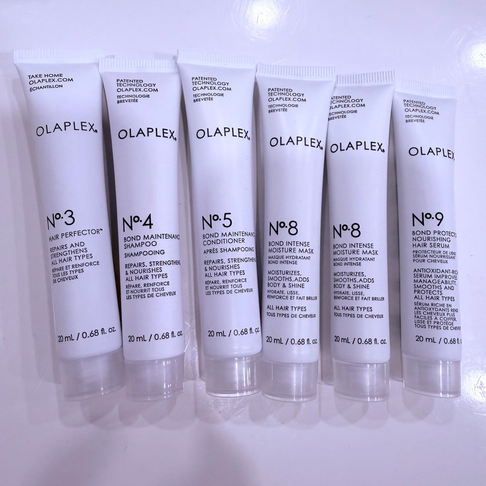 Olaplex No. 3, 4 , 8 and 9 - 6pc bundle travel NEW